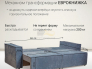 Диван Сатурн ткань Чикого 18 темно-серый