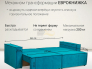 Диван Сатурн ткань Чикого 35 изумруд
