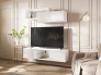 Полка 2-х ярусная Норд Белый глянец, Белый