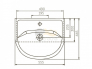 Тумба Гранд 55 напольная 2 двери Уют 55