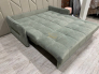 Диван Аккордеон 1400 подлокотник с кантом Sensey mist green