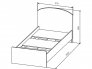 Кровать Сканди КРД900.1