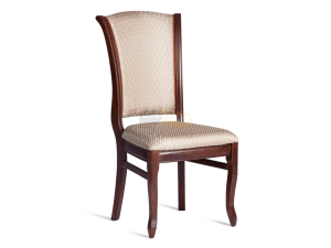 Стул Версаль темный орех, жаккард коричневый