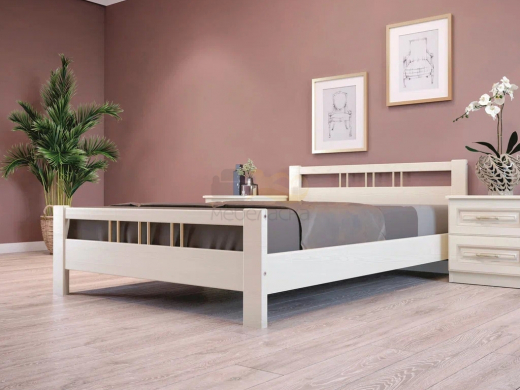 Кровать Вероника-3 1400 Белый античный