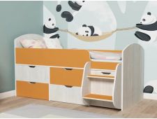 Кровать Малыш-7 Винтербер-Оранжевый